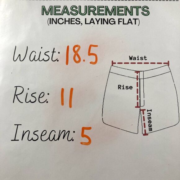 The Limited Red Scalloped Shorts SZ 14 Red Pockets Summer Spring Stretch Preppy - Picture 8 of 8